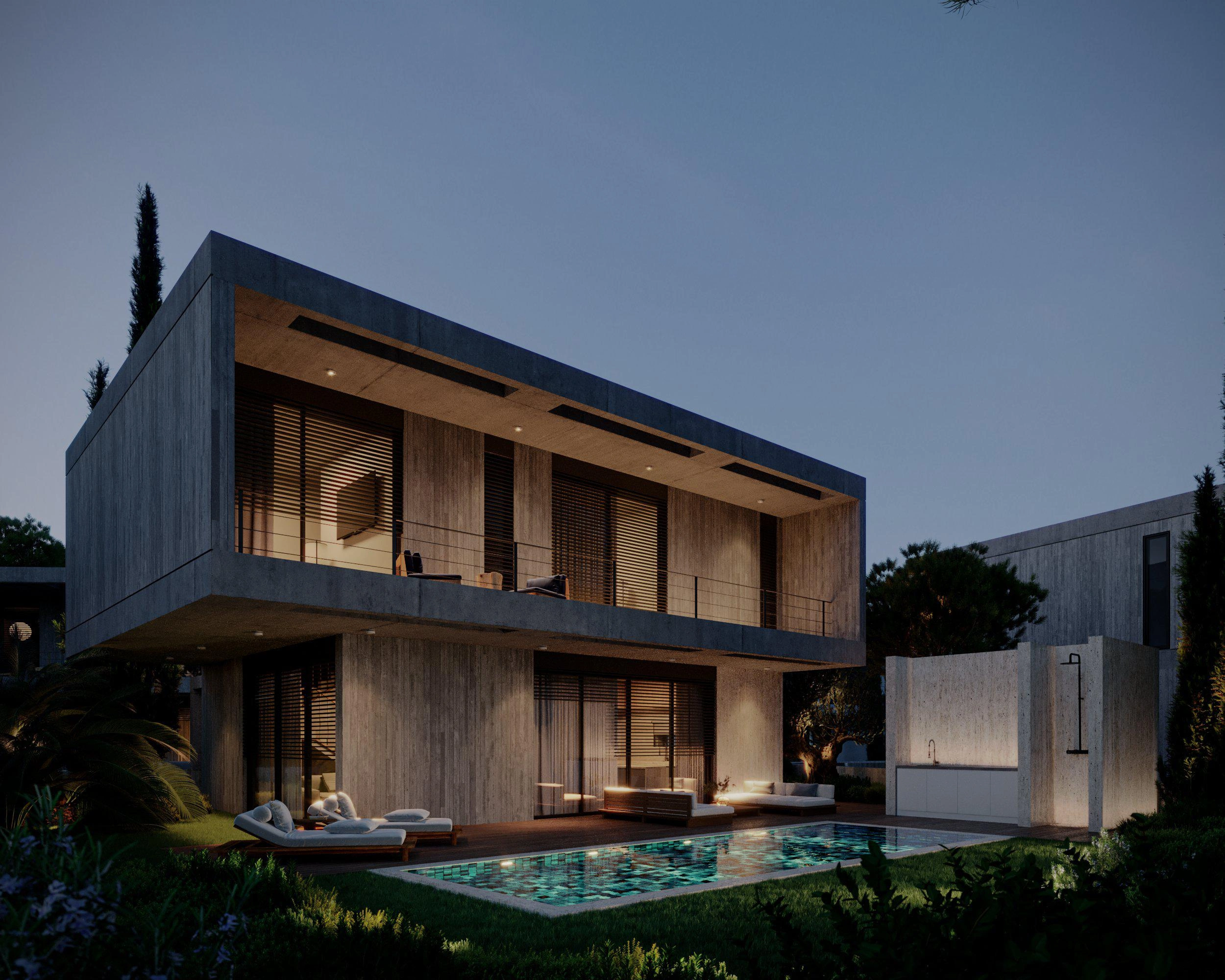 Виллы в современном жилом комплексе в Пафосе, Кипр