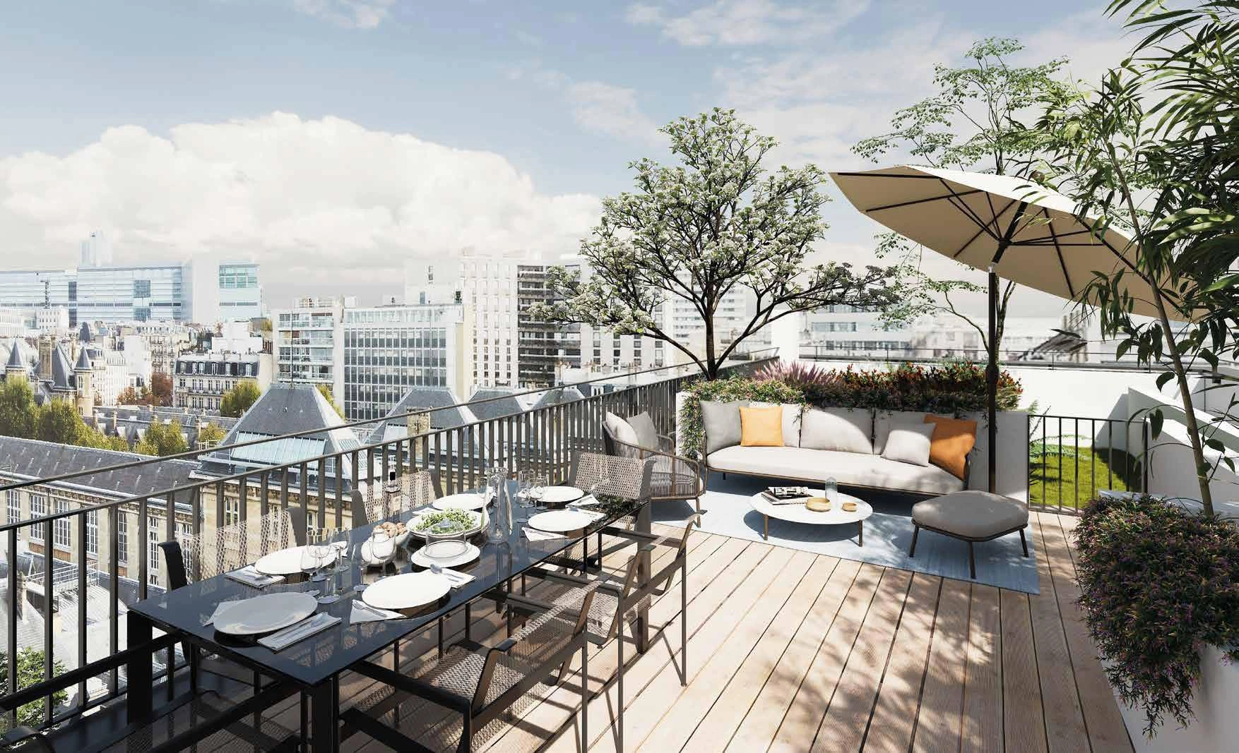 Квартиры в современном жилом комплексе в Париже, Франция