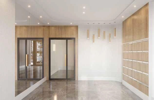 Квартиры в современном жилом комплексе в Париже, Франция