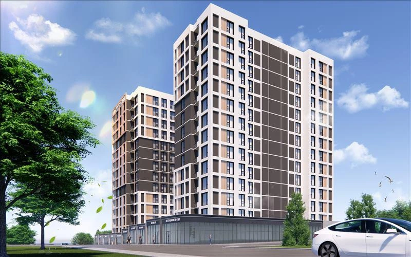 Квартиры в современном жилом комплексе в Стамбуле, Турция