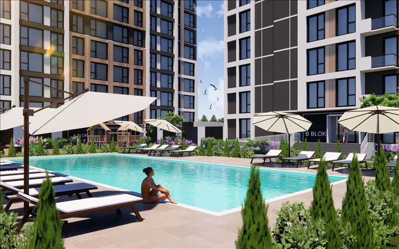 Квартиры в современном жилом комплексе в Стамбуле, Турция