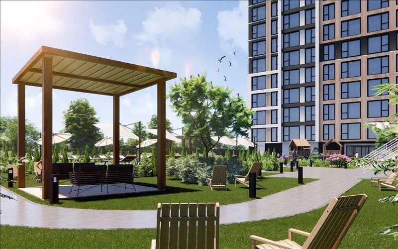 Квартиры в современном жилом комплексе в Стамбуле, Турция