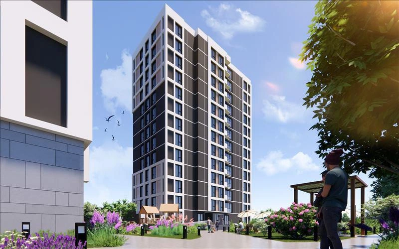 Квартиры в современном жилом комплексе в Стамбуле, Турция