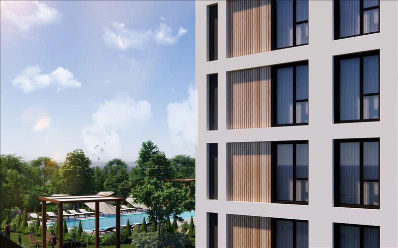 Квартиры в современном жилом комплексе в Стамбуле, Турция