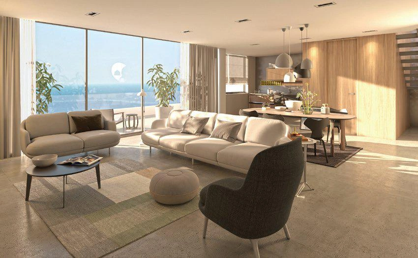 Квартиры в жилом комплексе рядом с пляжем Маккензи в Ларнаке, Кипр