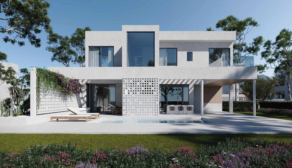 Виллы в новом жилом комплексе в Ларнаке (Кипр)