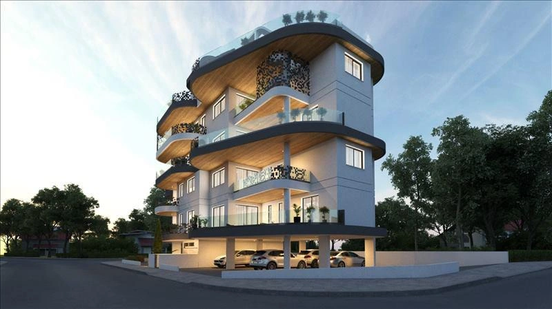 Квартиры в новом малоэтажном жилом комплексе рядом с Ларнакским соляным озером, Ларнака, Кипр