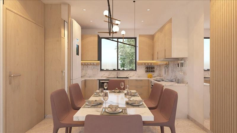 Квартиры в новом малоэтажном жилом комплексе рядом с Ларнакским соляным озером, Ларнака, Кипр