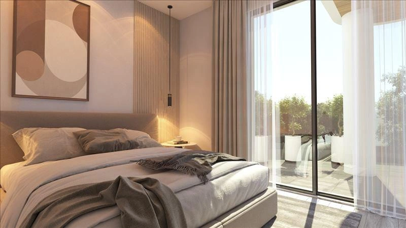 Квартиры в новом малоэтажном жилом комплексе рядом с Ларнакским соляным озером, Ларнака, Кипр