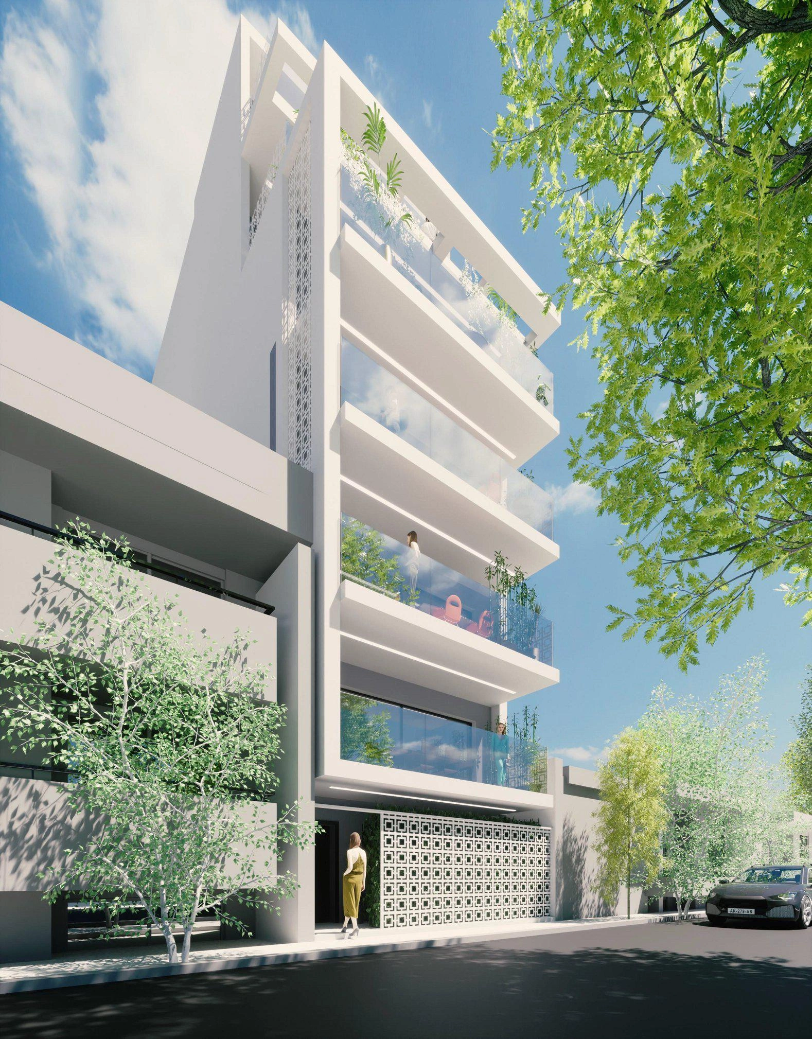 Квартиры в современном жилом комплексе в Аттике, Греция