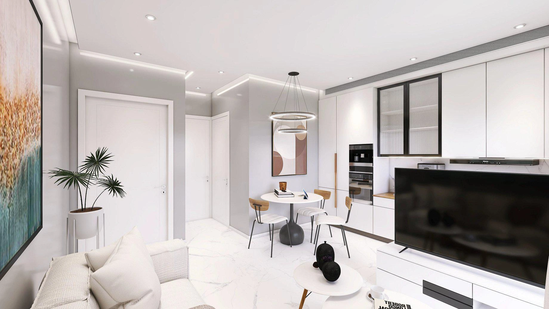 Квартиры в современном жилом комплексе в Аттике, Греция