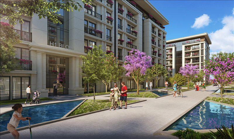 Апартаменты в современном жилом комплексе в Стамбуле, Турция