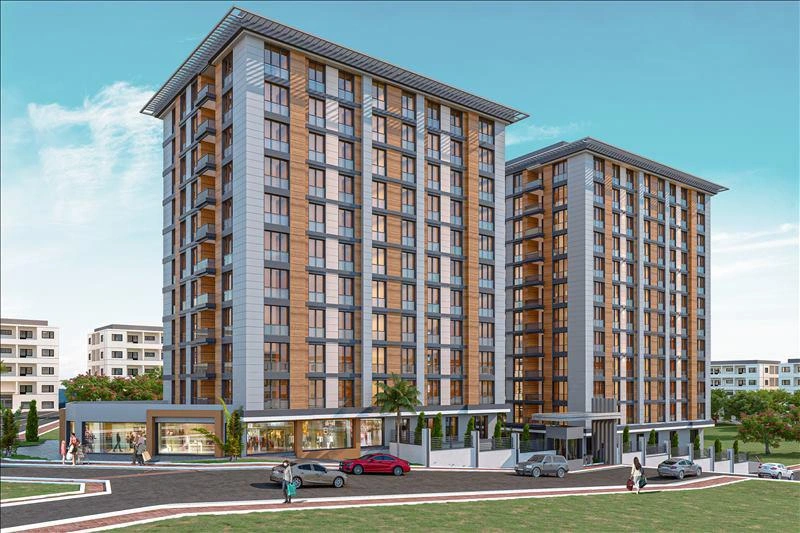 Квартиры в современном жилом комплексе в Стамбуле, Турция