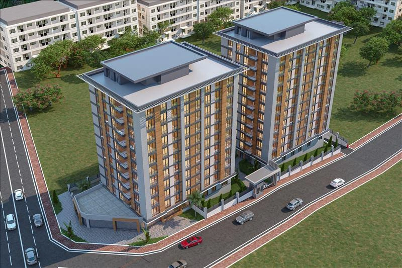 Квартиры в современном жилом комплексе в Стамбуле, Турция
