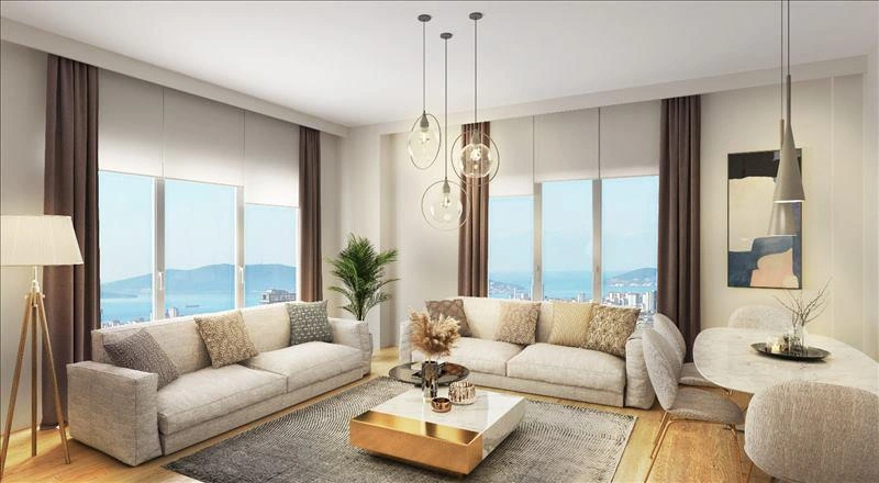 Апартаменты в современном жилом комплексе рядом с морем в Стамбуле, Турция