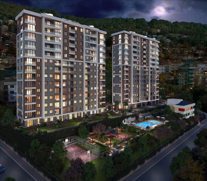 Апартаменты в современном жилом комплексе рядом с морем в Стамбуле, Турция