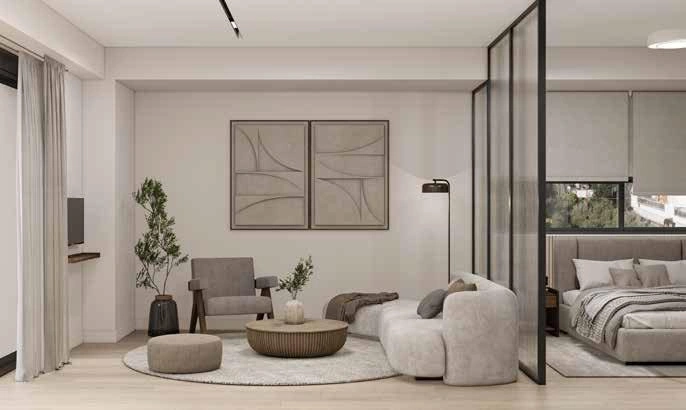 Апартаменты в жилом комплексе с бассейном и садом в Вуле, Греция