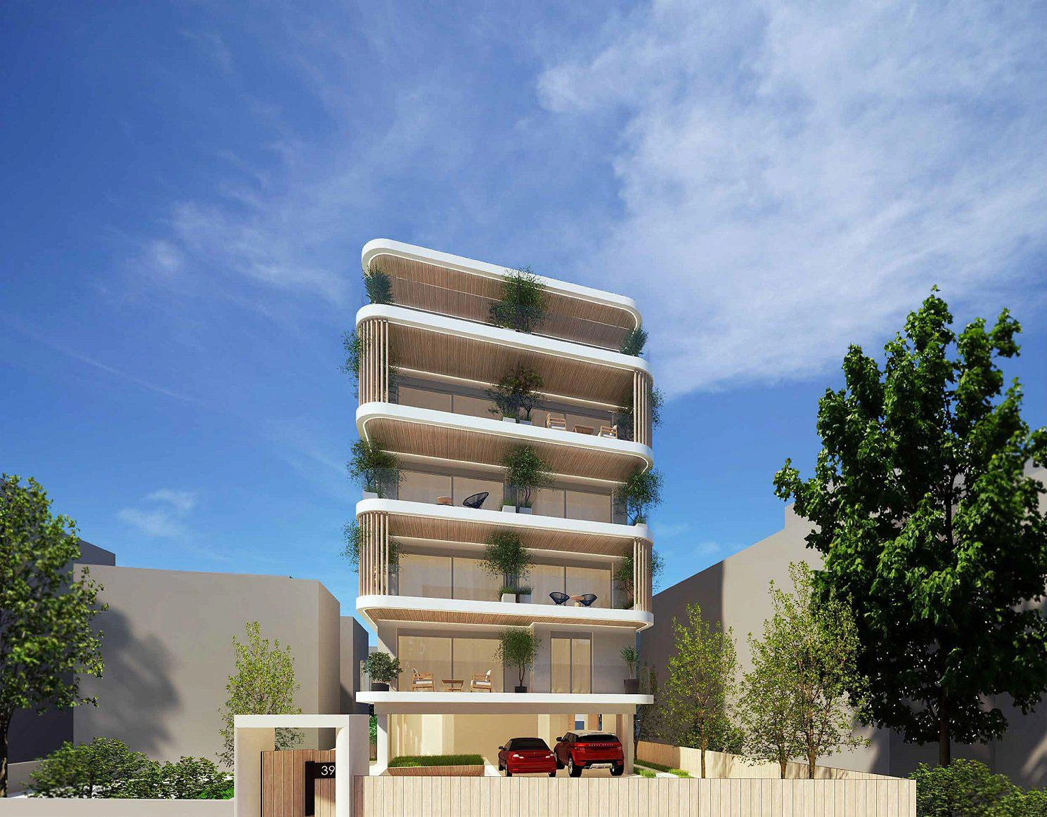 Квартиры в современном жилом комплексе в Аттике, Греция