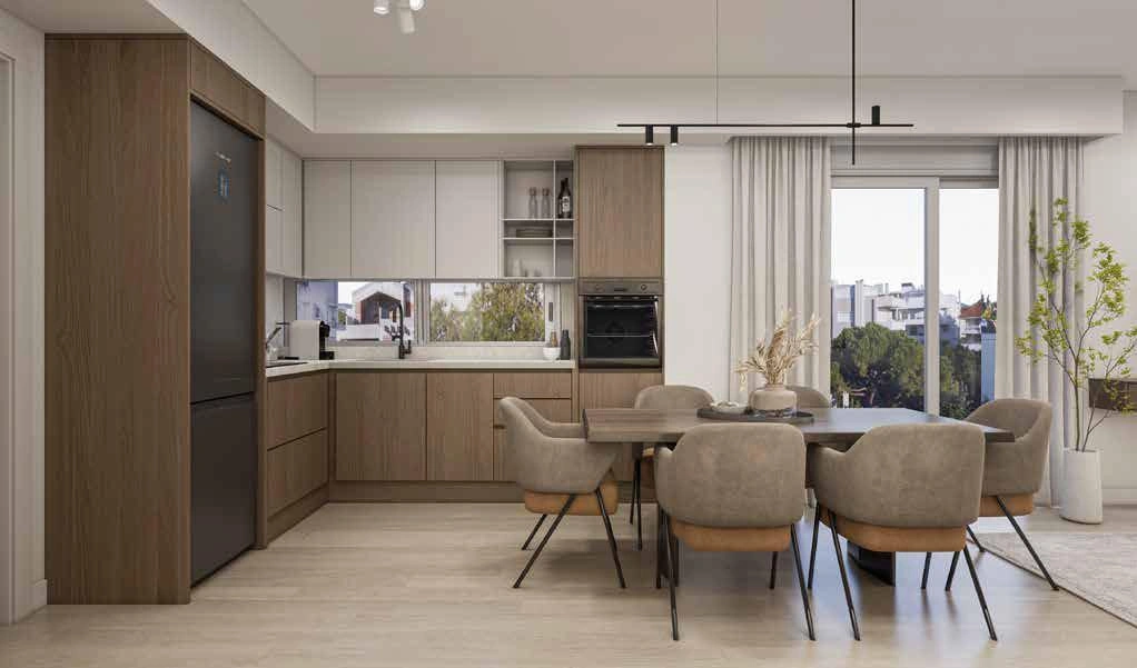 Квартиры в современном жилом комплексе в Аттике, Греция