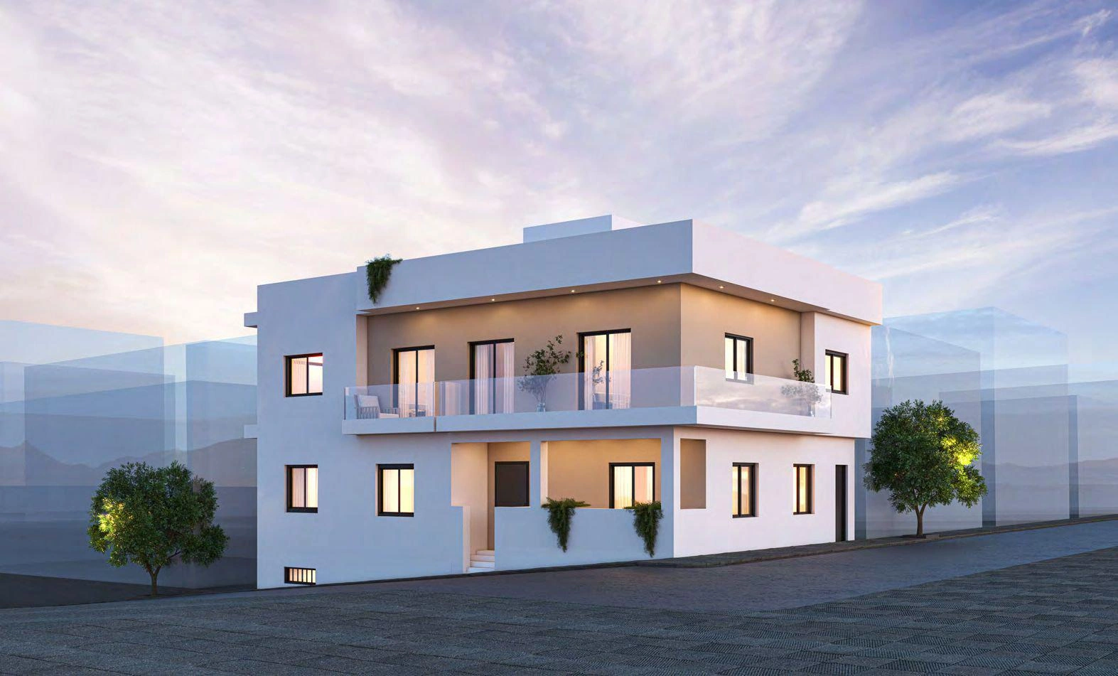 Квартиры в реконструированном жилом доме в Табурии, Пирее, Греция