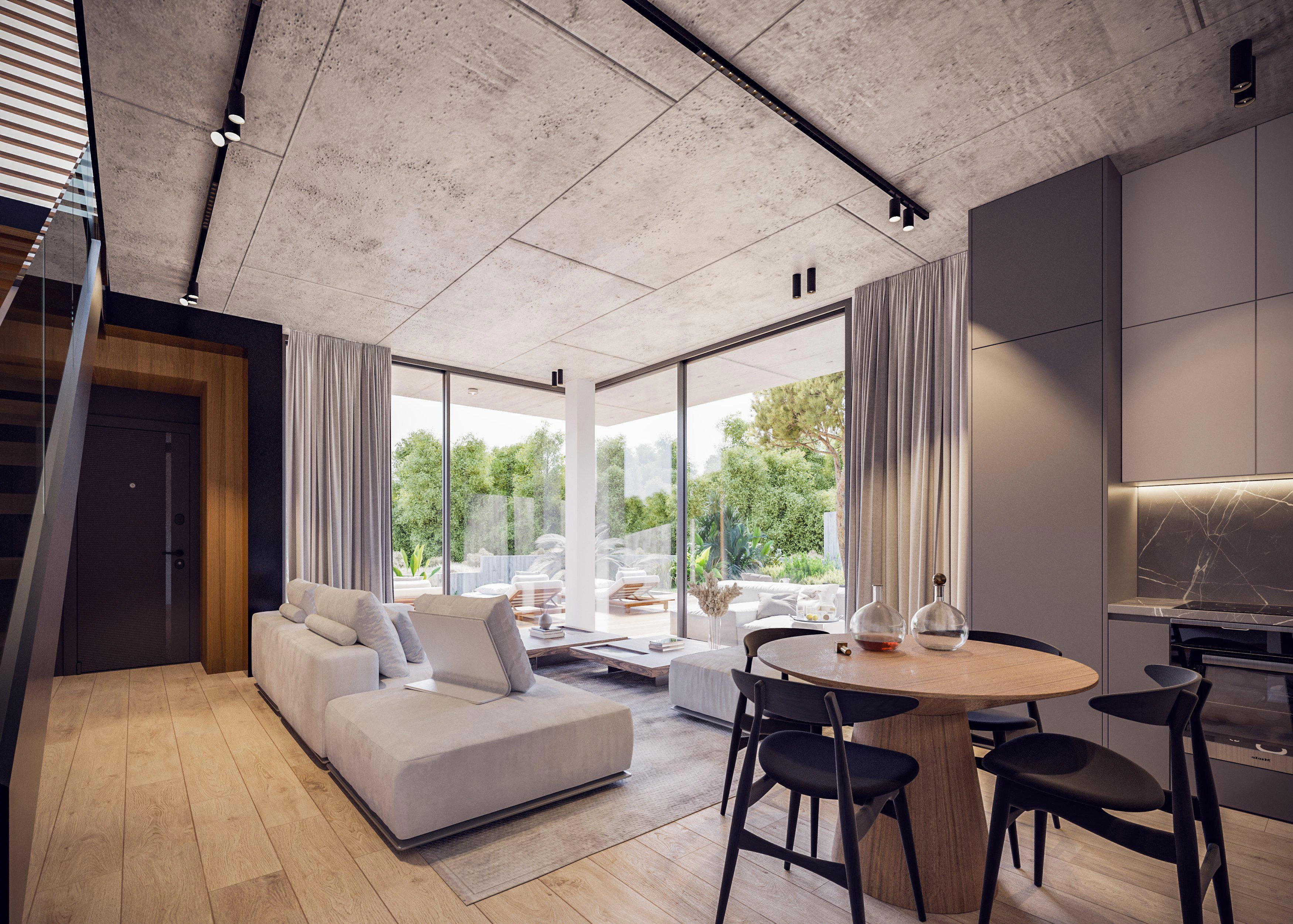 Виллы в современном жилом комплексе в Пафосе, Кипр