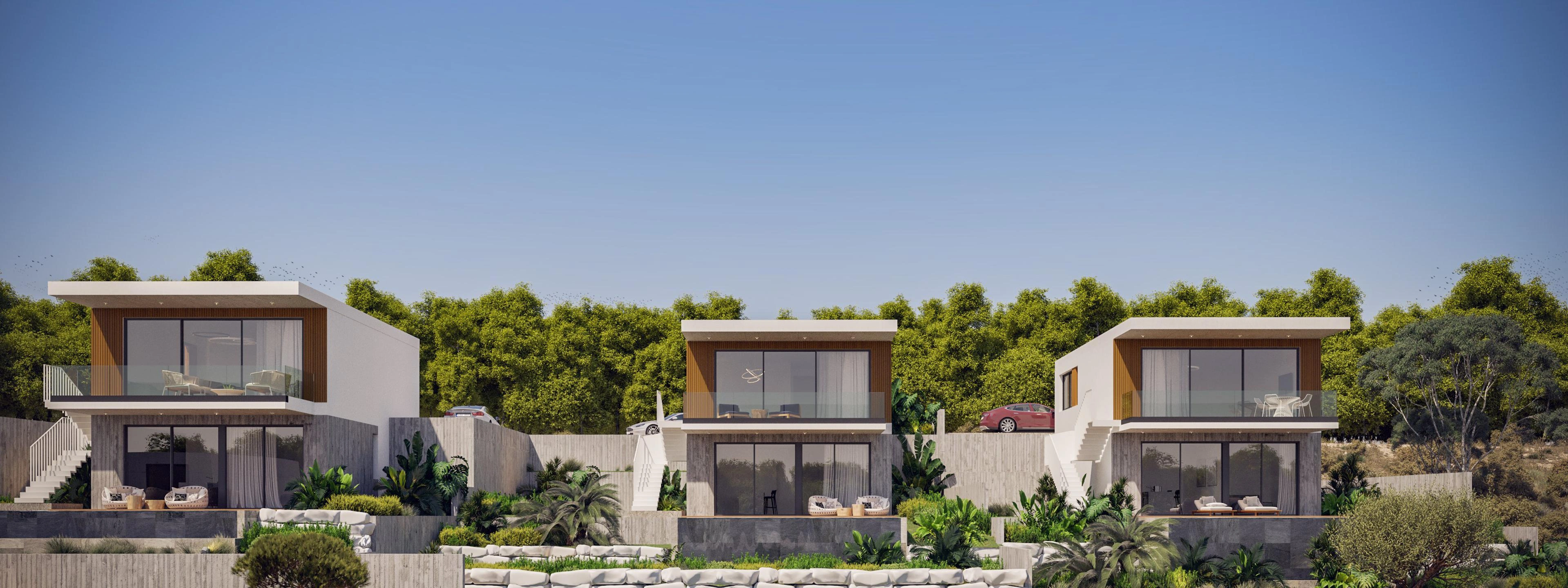 Виллы в современном жилом комплексе в Пафосе, Кипр