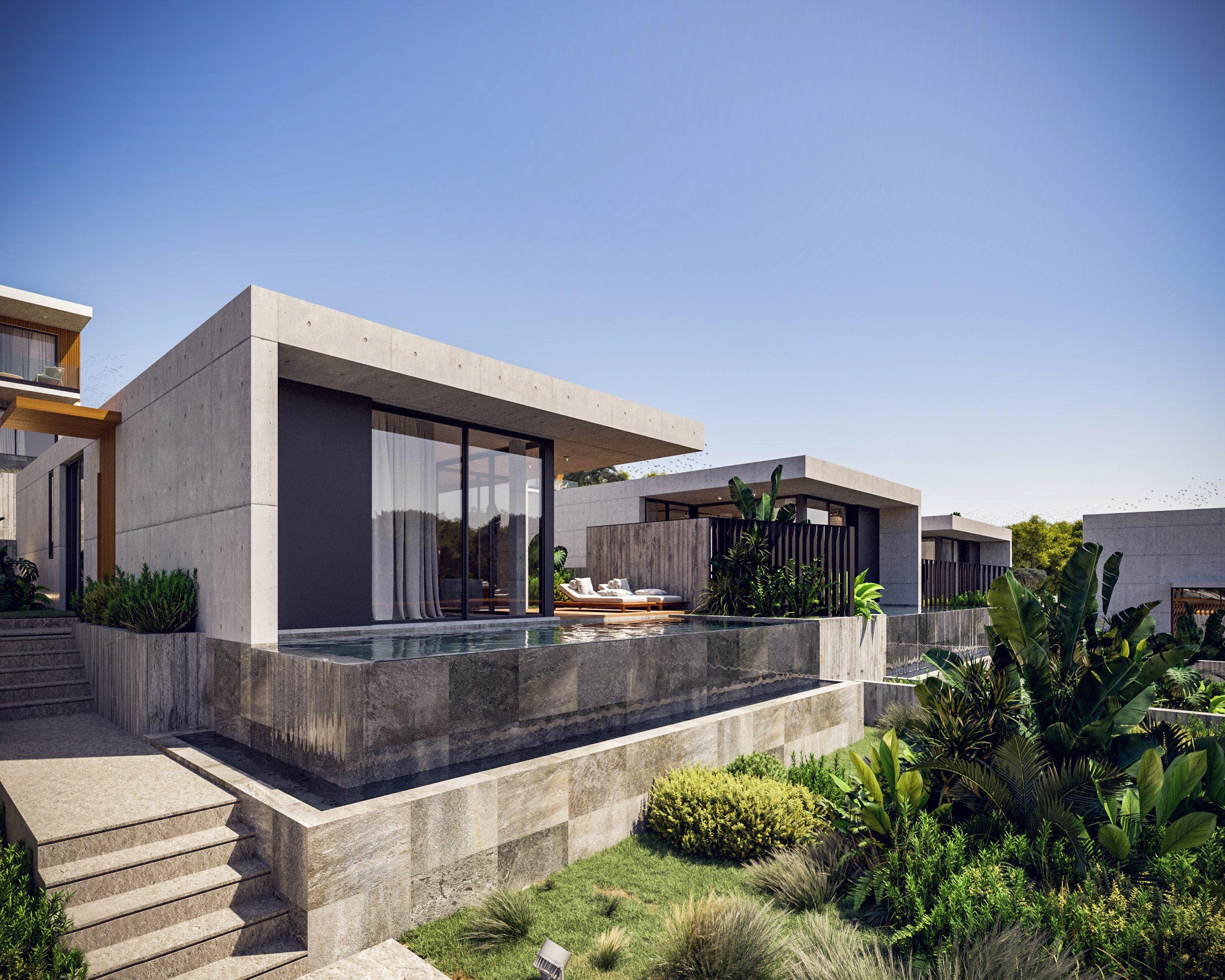 Виллы в современном жилом комплексе в Пафосе, Кипр