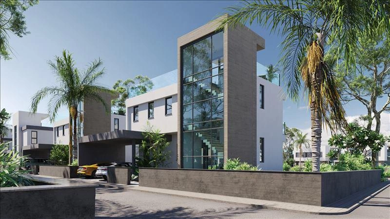 Виллы в современном жилом комплексе в Пафосе, Кипр