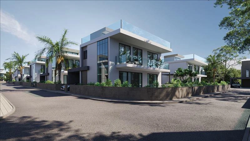 Виллы в современном жилом комплексе в Пафосе, Кипр