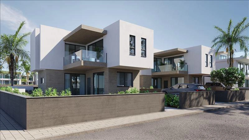 Виллы в современном жилом комплексе в Пафосе, Кипр