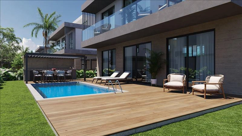 Виллы в современном жилом комплексе в Пафосе, Кипр