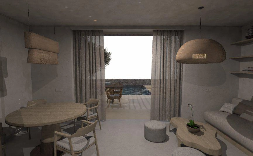 Дома в современном жилом комплексе в Лутраки на Крите, Греция