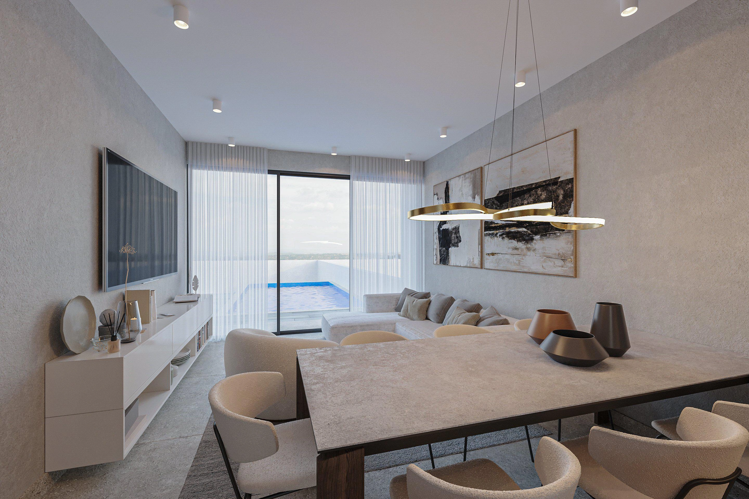 Виллы в современном жилом комплексе в Пафосе, Кипр