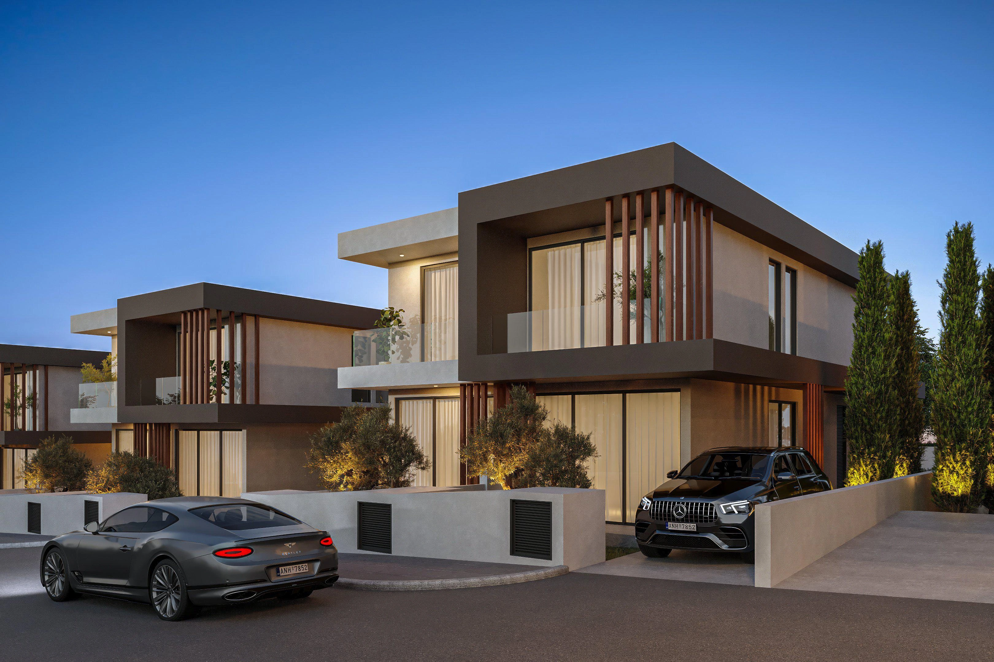 Виллы в современном жилом комплексе в Пафосе, Кипр