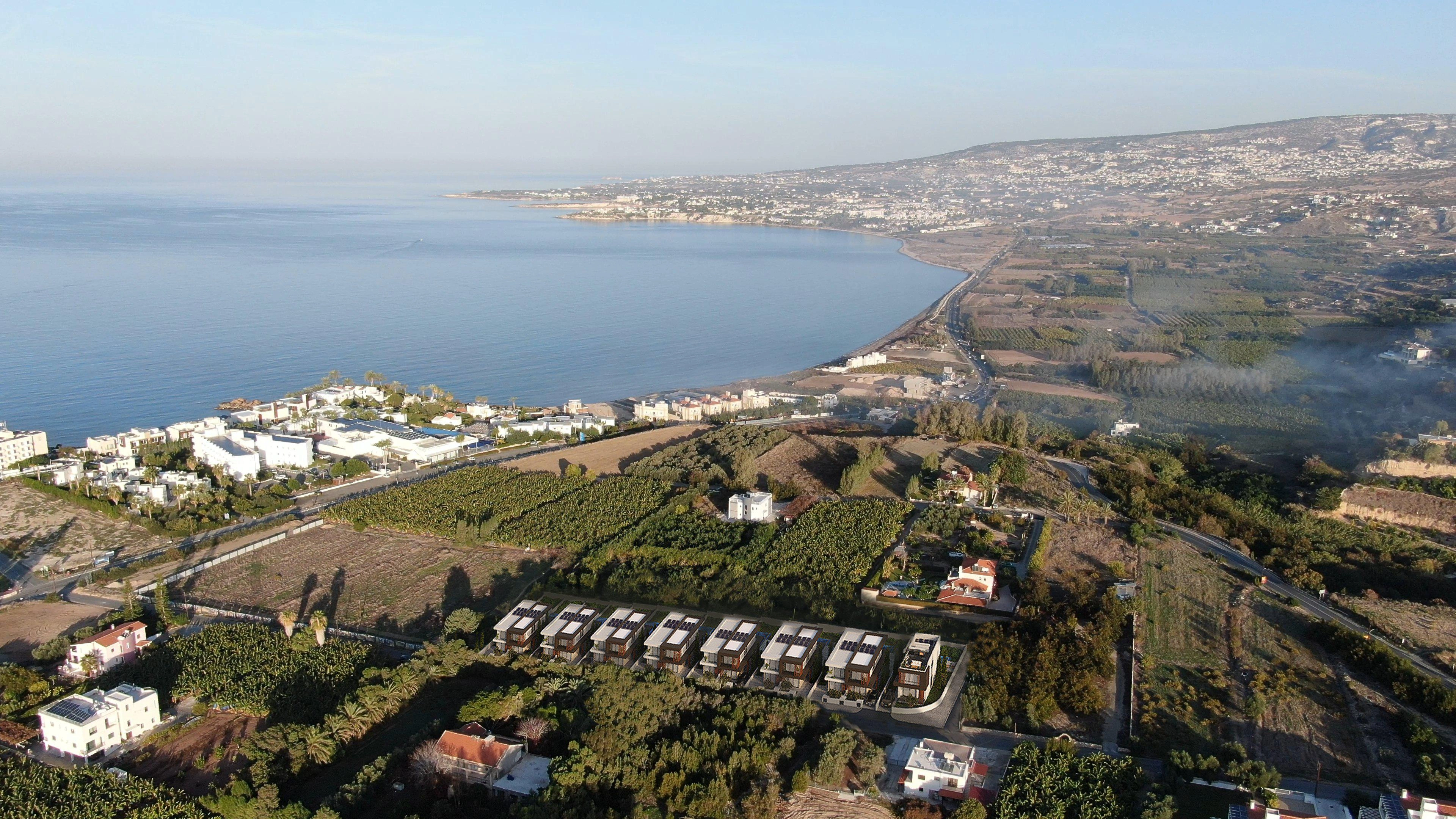 Виллы в современном жилом комплексе в Пафосе, Кипр