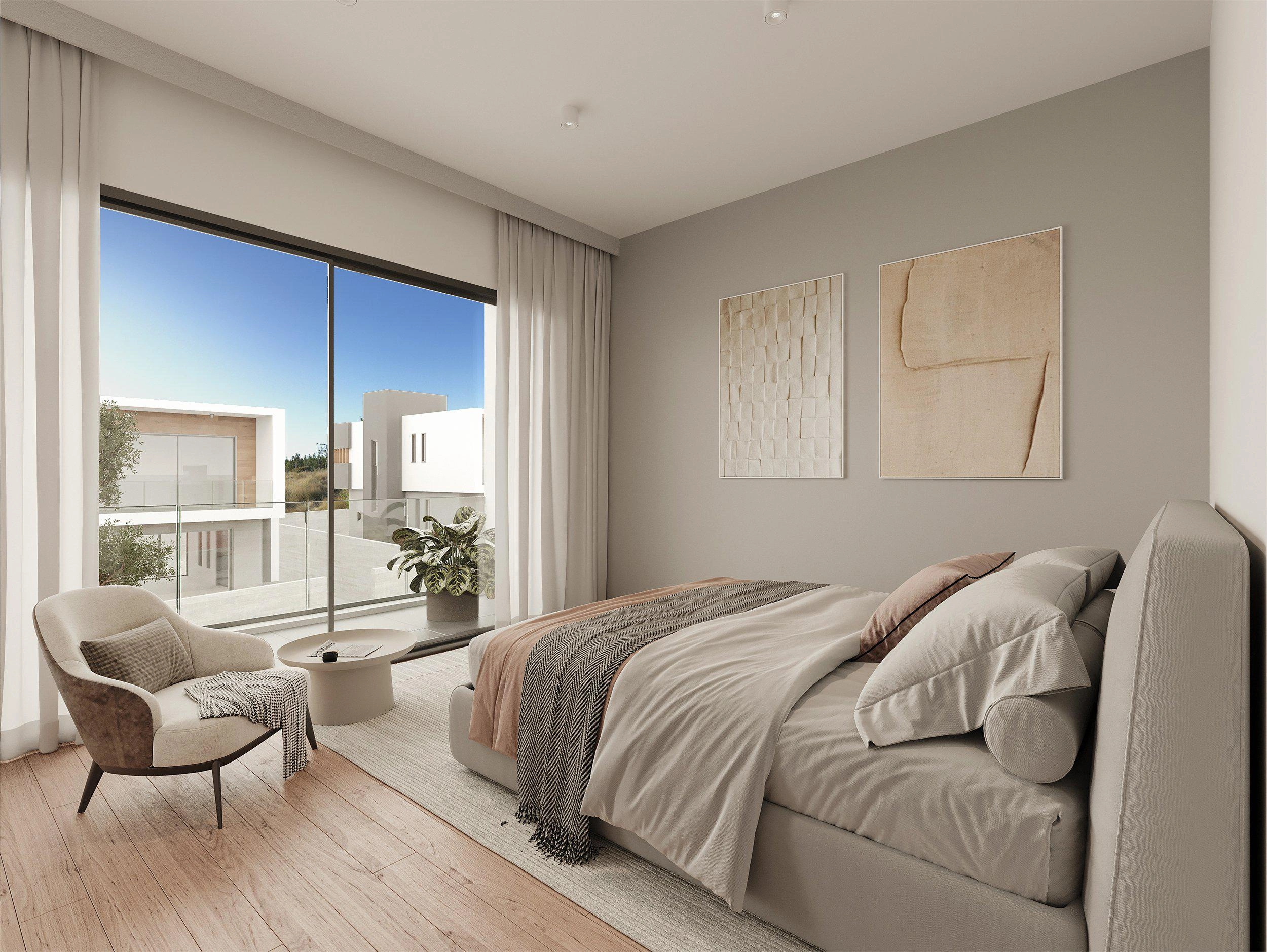 Виллы в жилом комплексе в Пафосе, на Кипре