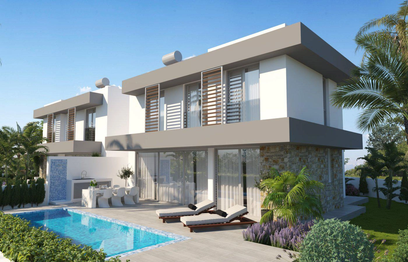 Виллы в новом жилом комплексе в Пиле, Ларнака, Кипр