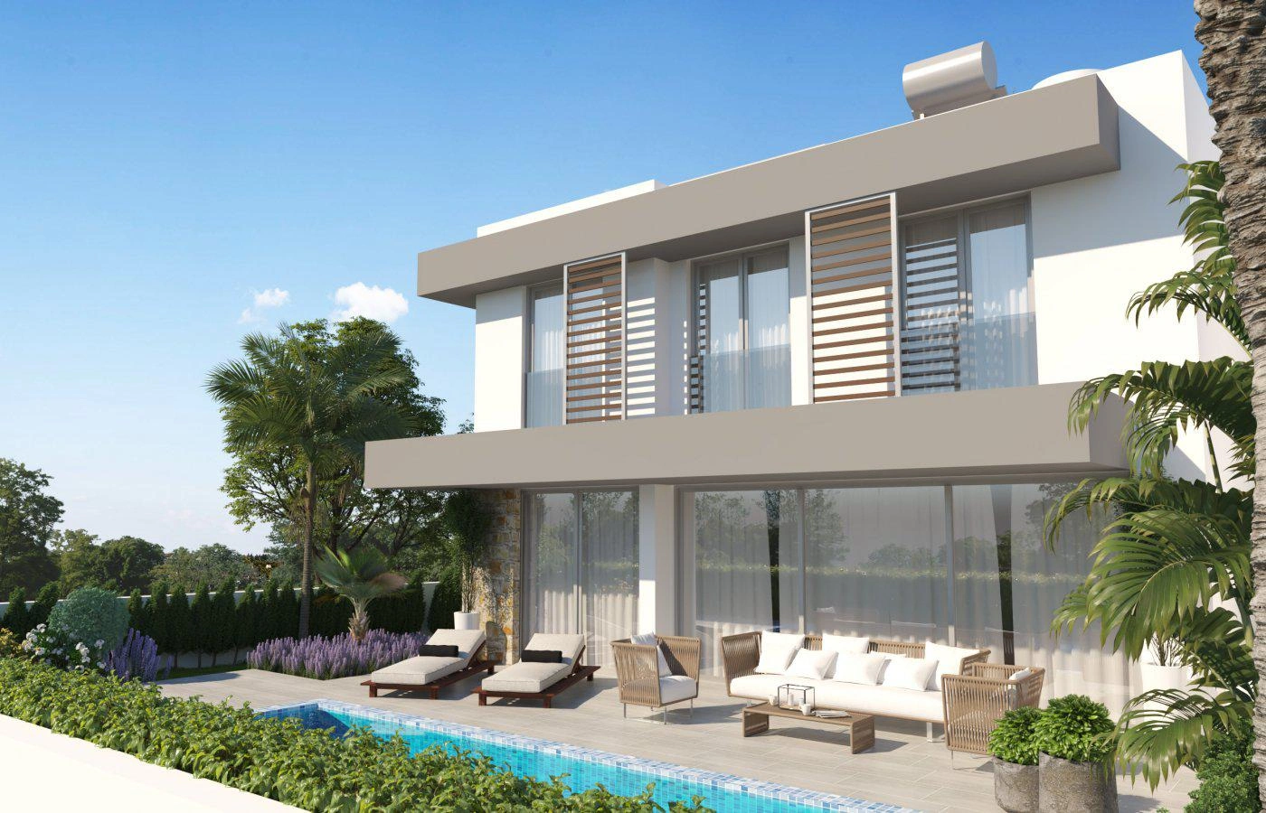 Виллы в новом жилом комплексе в Пиле, Ларнака, Кипр