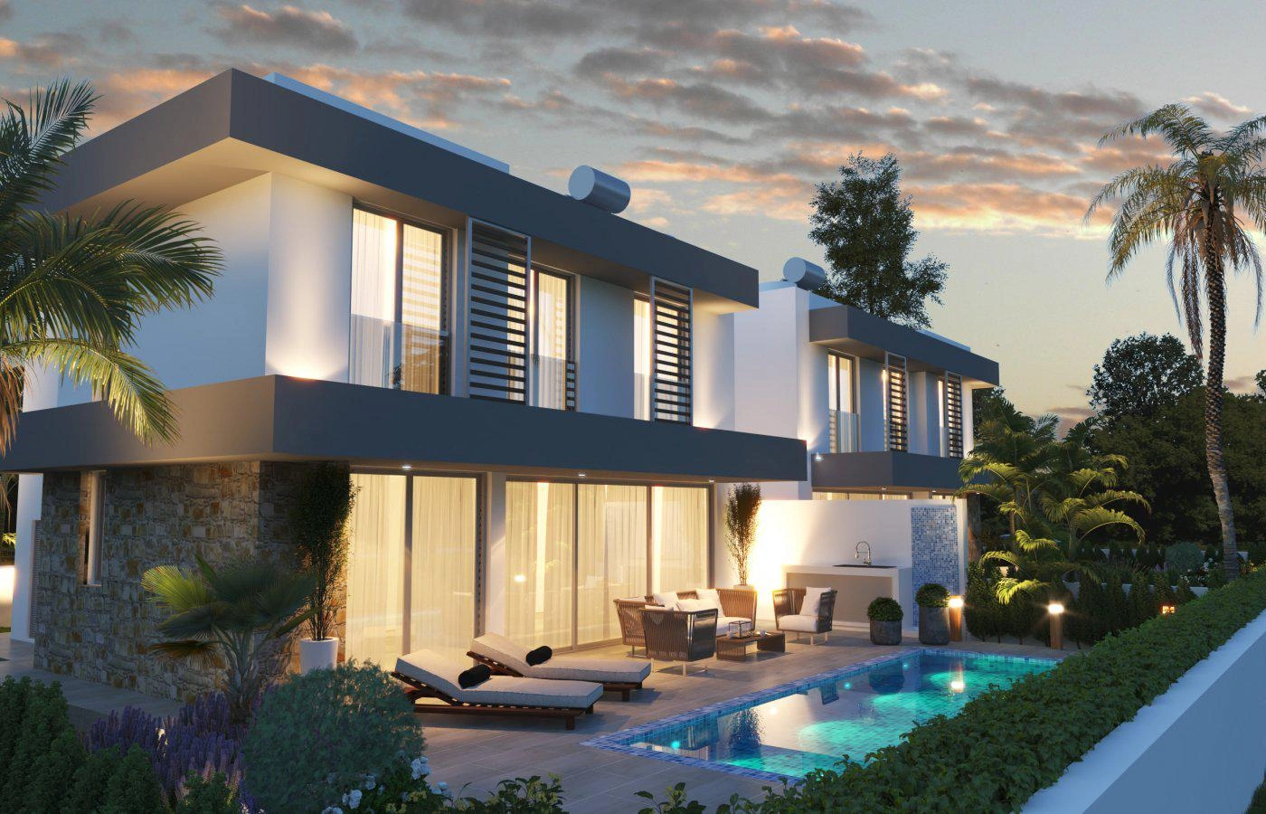 Виллы в новом жилом комплексе в Пиле, Ларнака, Кипр