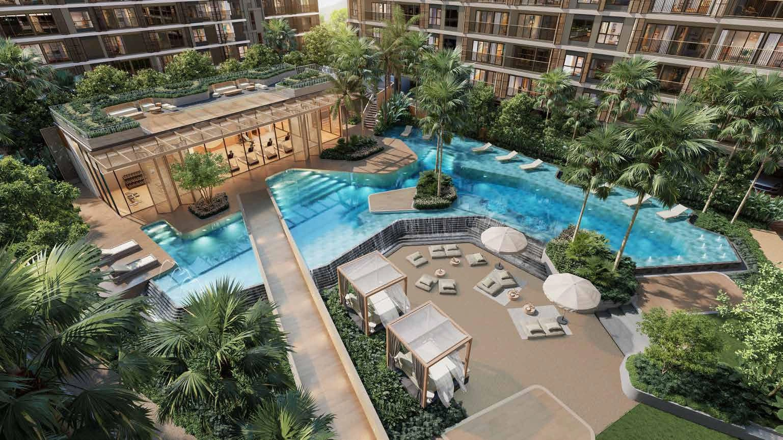 Апартаменты в жилом комплексе рядом с пляжем Банг Тао, Пхукет, Таиланд