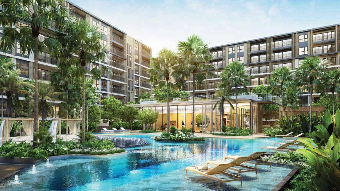 Апартаменты в жилом комплексе рядом с пляжем Банг Тао, Пхукет, Таиланд