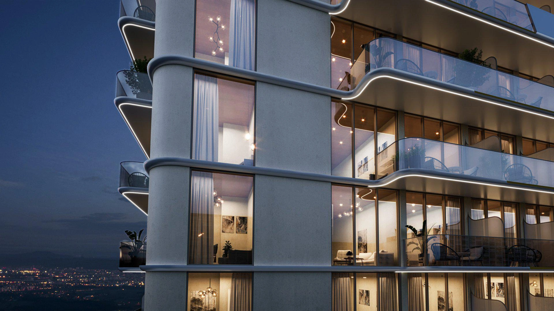 Квартиры в современном жилом комплексе в Дубае, Объединённые Арабские Эмираты