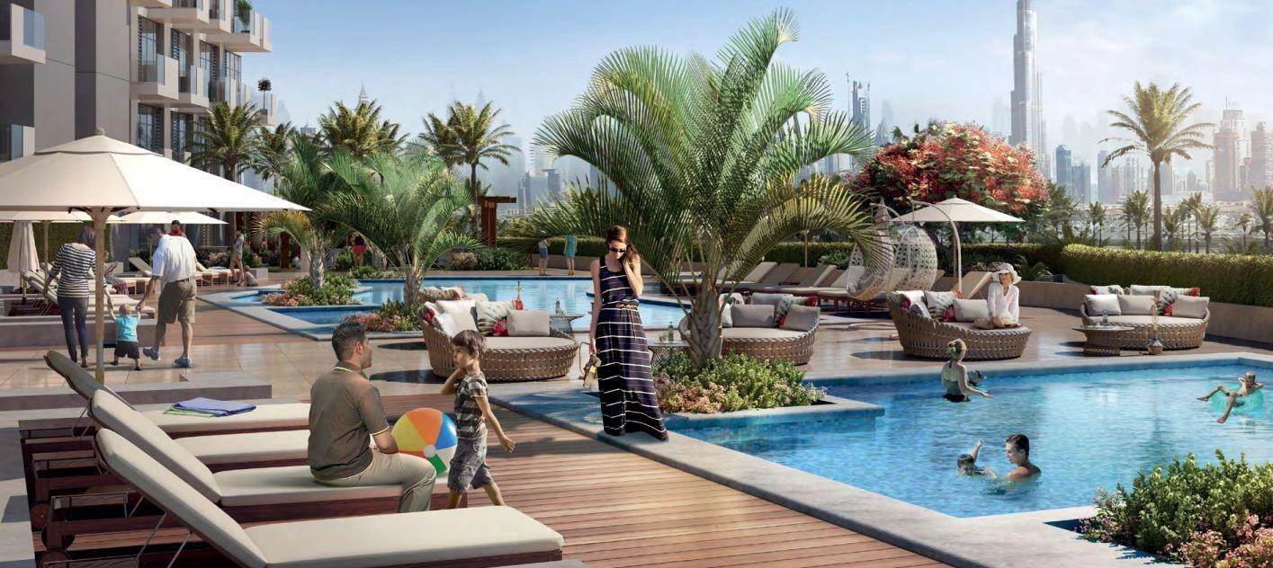 Квартиры в современном жилом комплексе в Дубае, ОАЭ