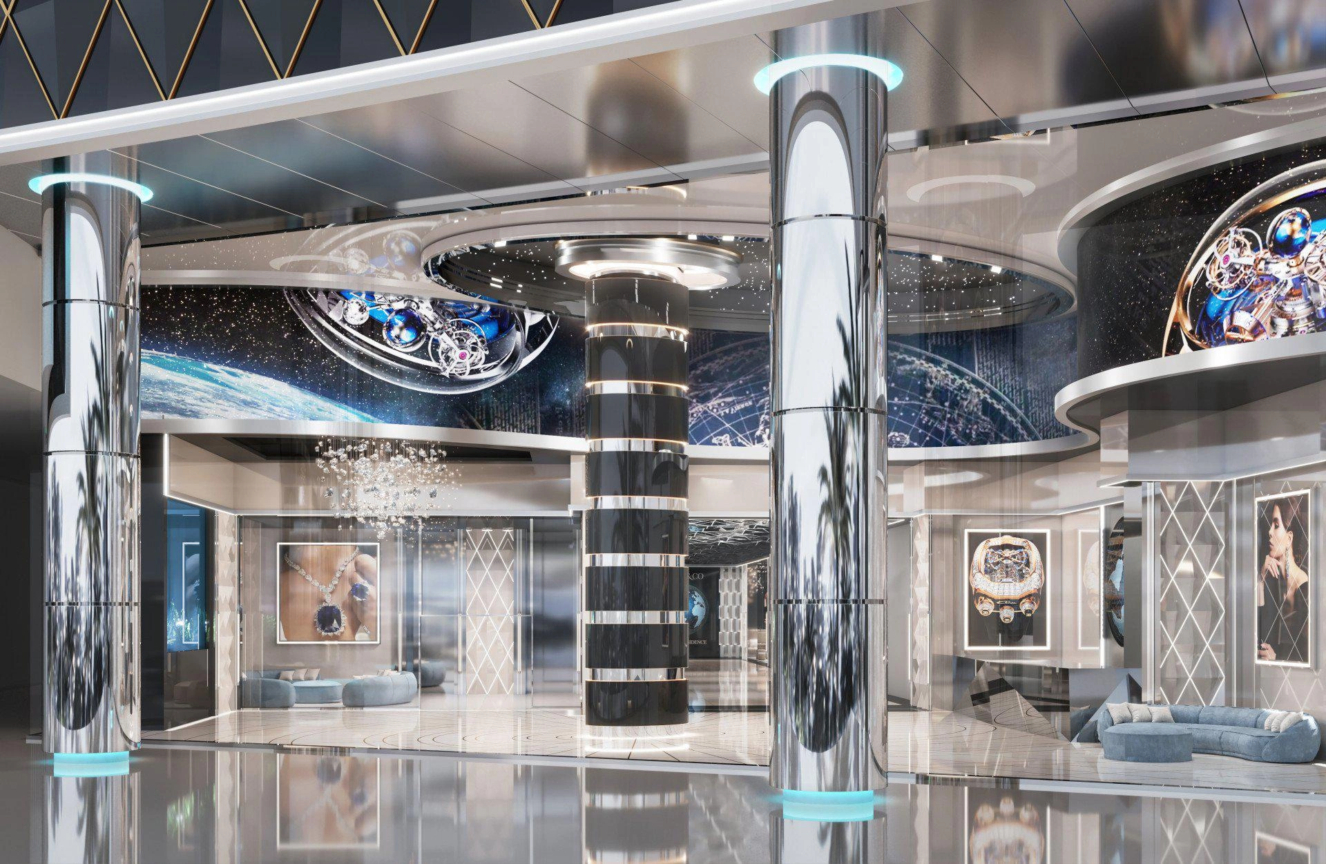 Пентхаусы в жилом комплексе в Business Bay, Дубай, ОАЭ