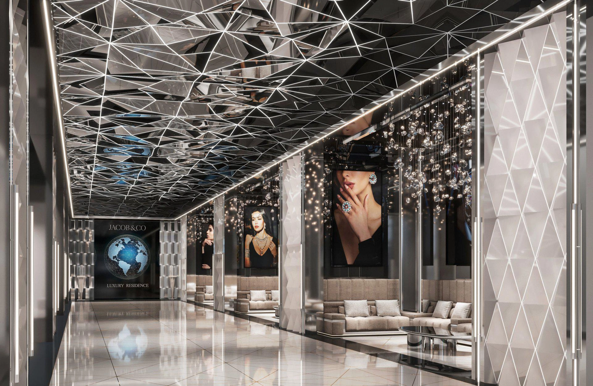 Пентхаусы в жилом комплексе в Business Bay, Дубай, ОАЭ