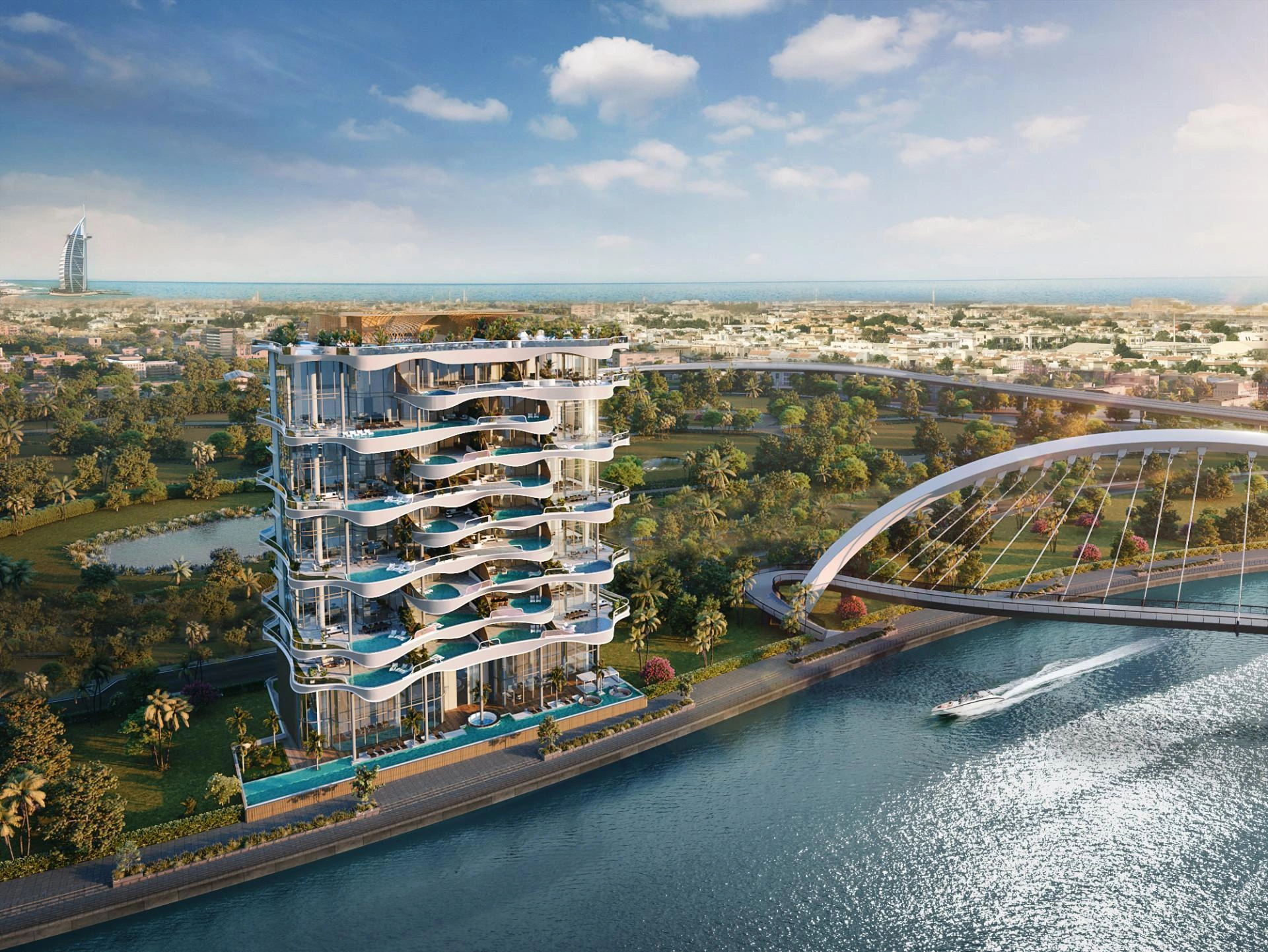 Апартаменты в современном жилом комплексе в Дубае, Объединённых Арабских Эмиратах