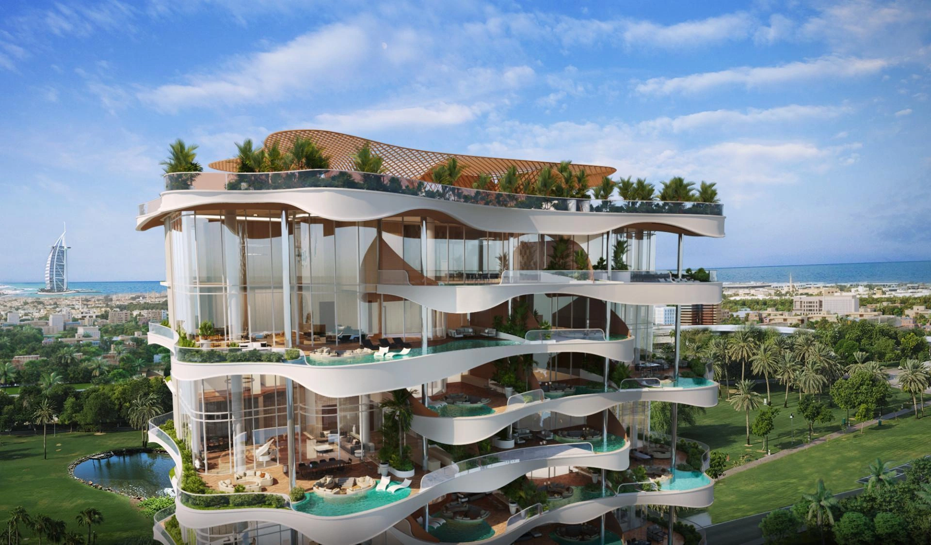 Апартаменты в современном жилом комплексе в Дубае, Объединённых Арабских Эмиратах