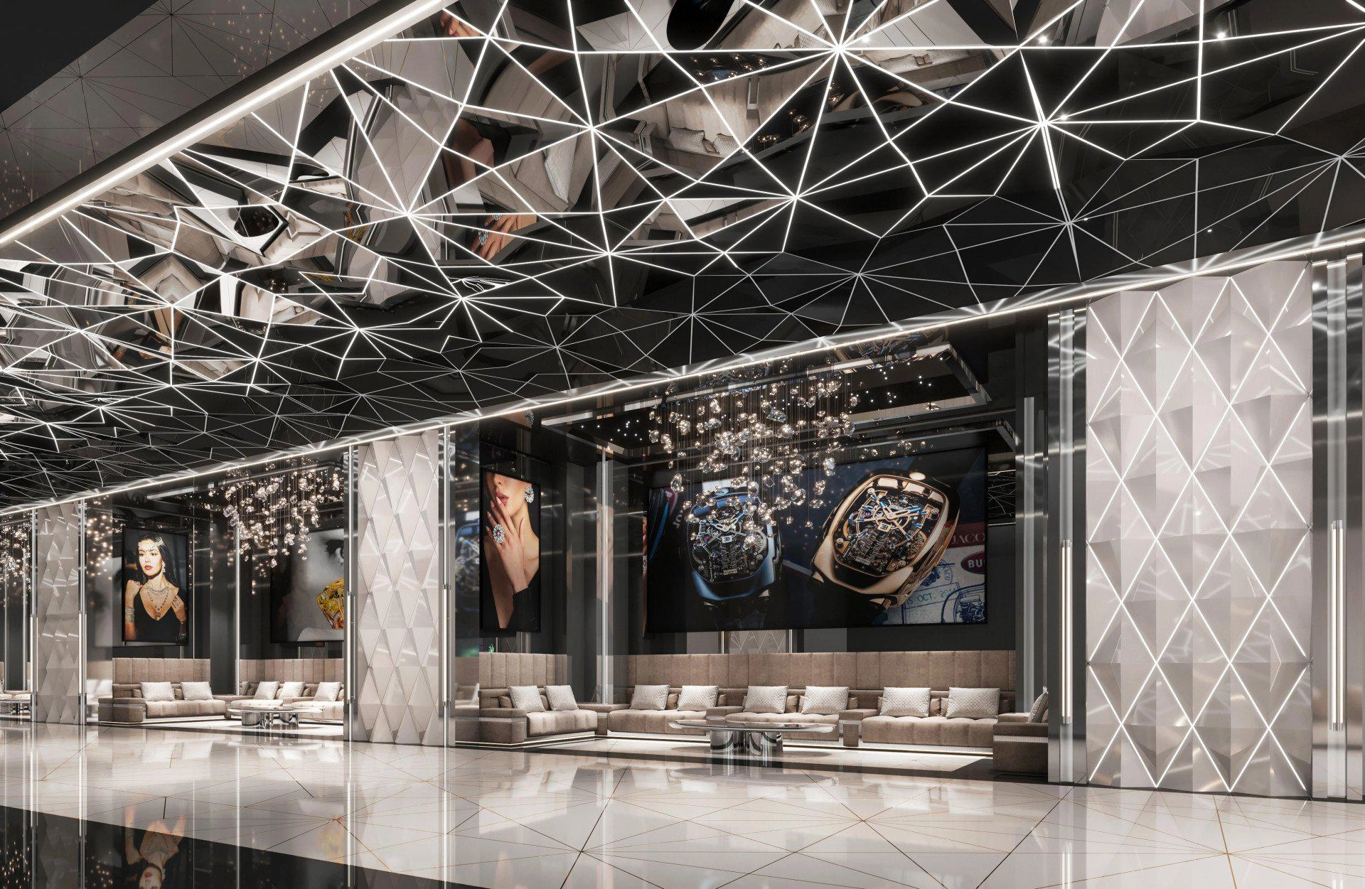 Пентхаусы в жилом комплексе в Business Bay, Дубай, ОАЭ