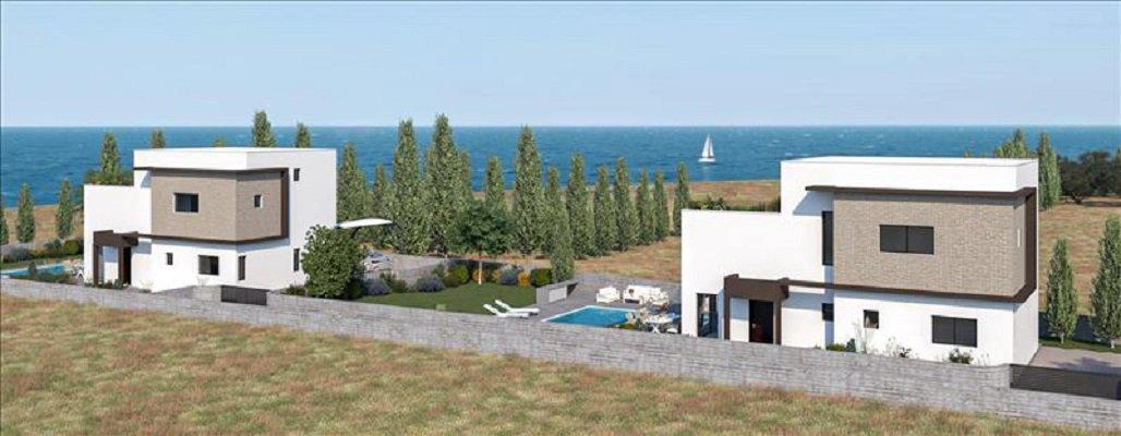 Виллы в новом комплексе в Помосе, Пафос, Кипр