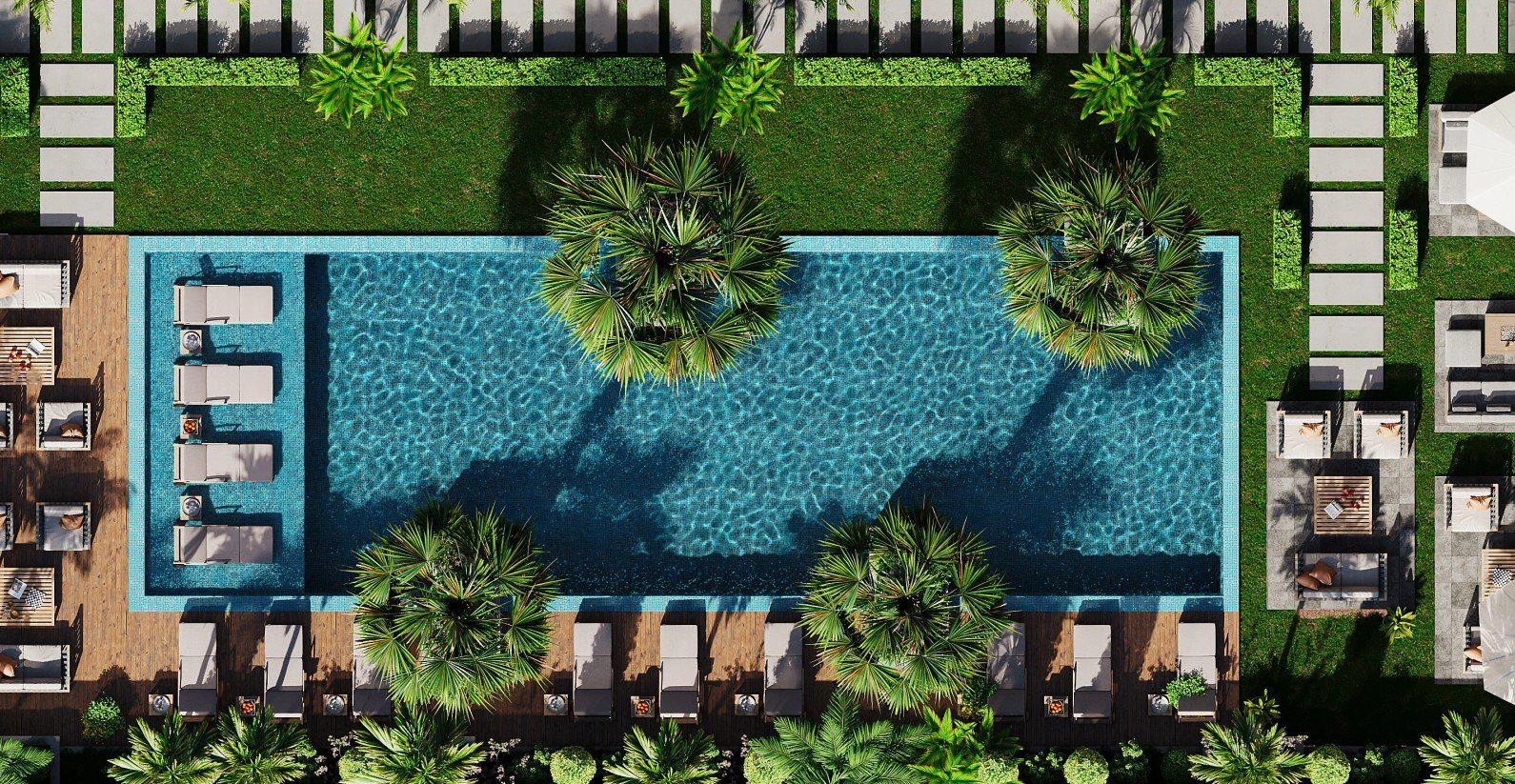 Апартаменты в стиле курорта в Дубае, ОАЭ